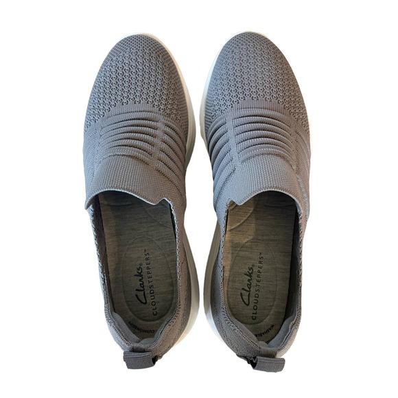 Clarks Womens Ezera Walk Light Grey Size 9.5 - Picture 6 of 10